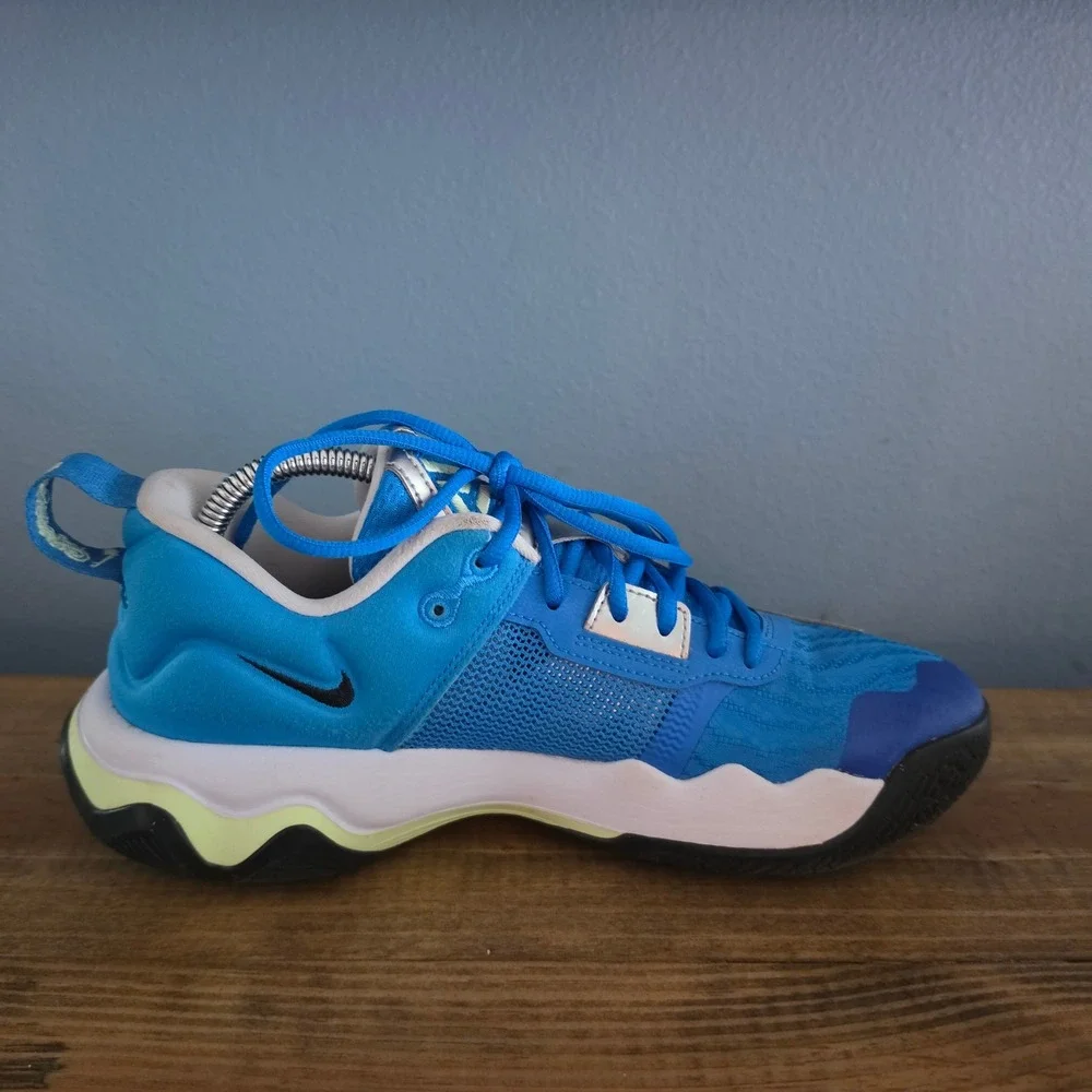 Nike Mens Giannis Immortality 3 Basketball Shoes Blue Silver DZ7533-400 Size 8